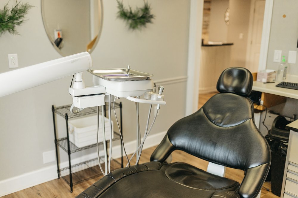 Clean dental operatory with modern equipment at Cross County Dentistry in North Charleston, SC